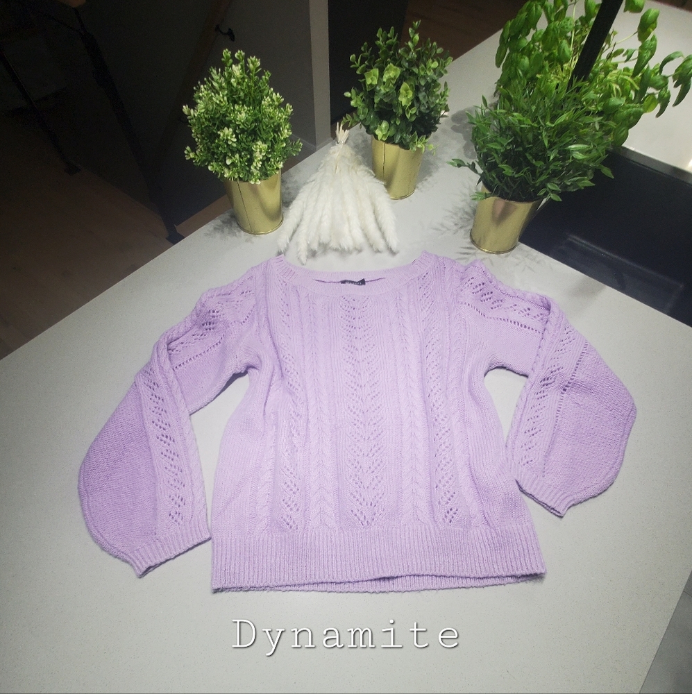 DYNAMITE Women's Lilac Sweater